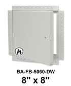 8" x 8" Fire Rated Un-Insulated Access Door with Flange for Drywall