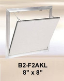 8" x 8" Drywall Inlay Air/Dust resistant Access Panel with detachable hatch