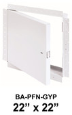 22" x 22" - Drywall Access Door BA-PFN-GYP, Front View, Access Panel