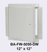 12" x 12" Fire Rated Insulated Access Door with Flange for Drywall
