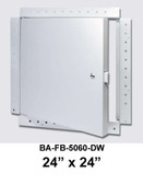 24" x 24" Fire Rated Un-Insulated Access Door with Flange for Drywall