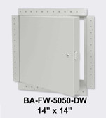 14" x 14" Fire Rated Insulated Access Door with Flange for Drywall