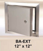 12" x 12" Exterior Access Panel - with piano hinge Aluminum