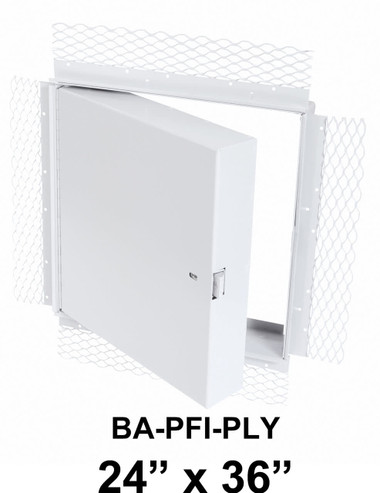 BA-PFI-PLY, Front View, Access Panel