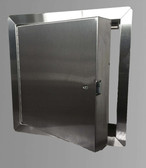 14" x 14" - Fire Rated Insulated Access Door with Flange - Stainless Steel