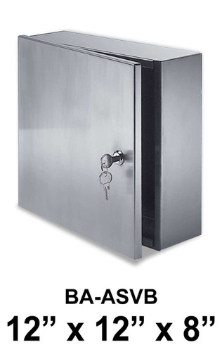 BA-ASVB, Front View, Surface Mounted Valve Box