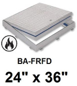 24" x 36" Fire Rated Floor Hatch