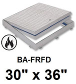 30" x 36" Fire Rated Floor Hatch