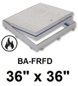 36" x 36" Fire Rated Floor Hatch