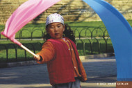Chinese ribbon dancer. Photo © 2022 Jennie Quinlan; The International Calendar Project