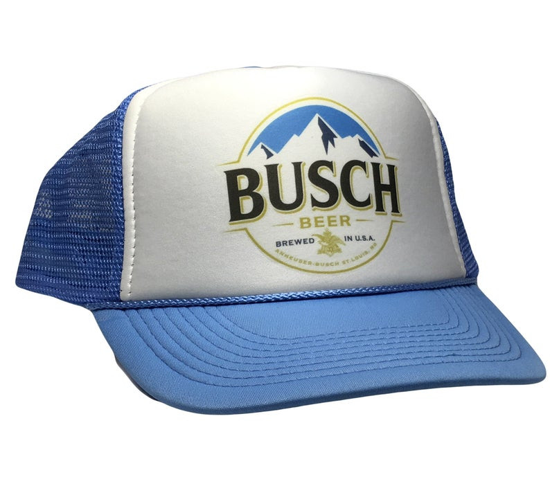 Busch Latte Beer Trucker Hat BUSCHHHHHH Bud Budweiser Light IPA brew 