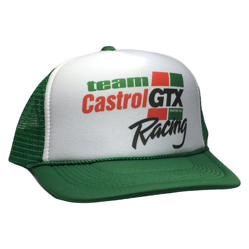 Castrol Racing Hat, Castrol Racing Trucker Hat, Castrol Racing, NASCAR Trucker Hat, Trucker Hat