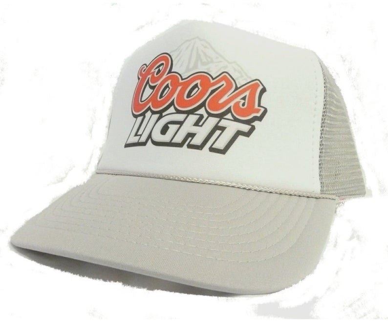 Coors Light Beer Trucker Hat, Coors 