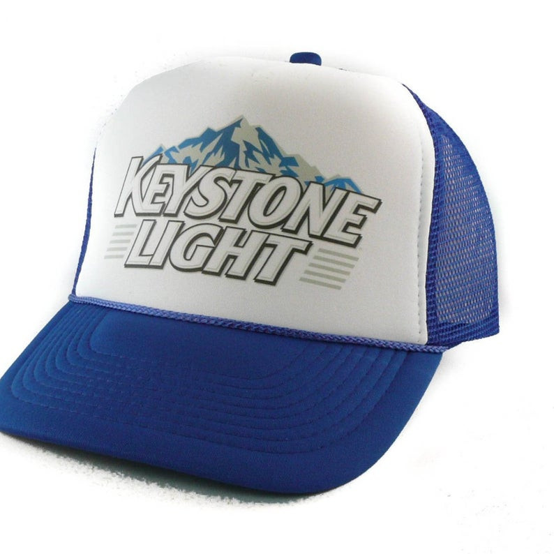 Keystone Light Beer Trucker Hat, Keystone Light Beer Hat, Keystone