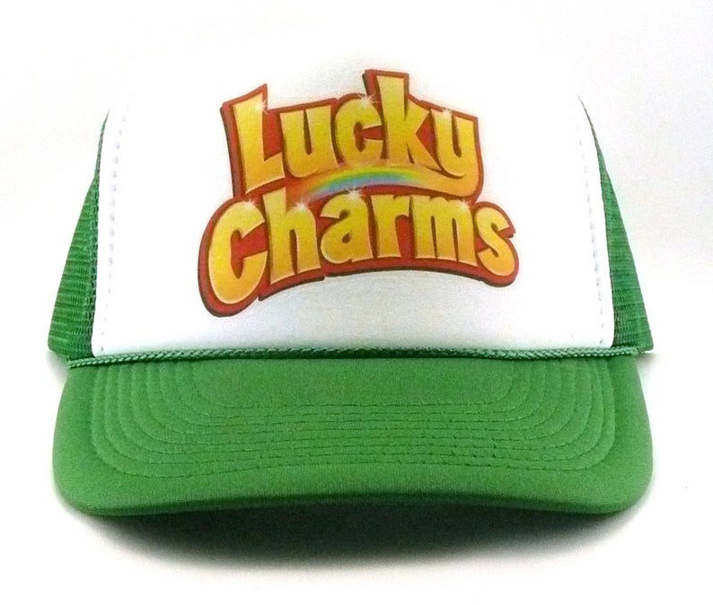 Lucky Charms Trucker Hat, Lucky Charms Hat, Lucky Charms, Trucker Hat
