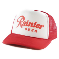 Rainier Beer Hat, Rainier Hat, Vintage Rainier Beer Hat, Trucker Hat, Trucker Hat USA, Snapback Hat, Mesh Hat, Baseball Hat, Adjustable Hat