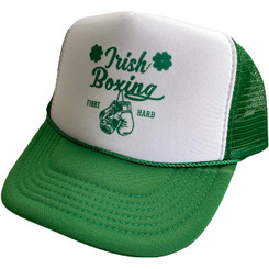 Irish Boxing Trucker hat mesh hat adjustable snapback St. Patrick's day hat Irish cap