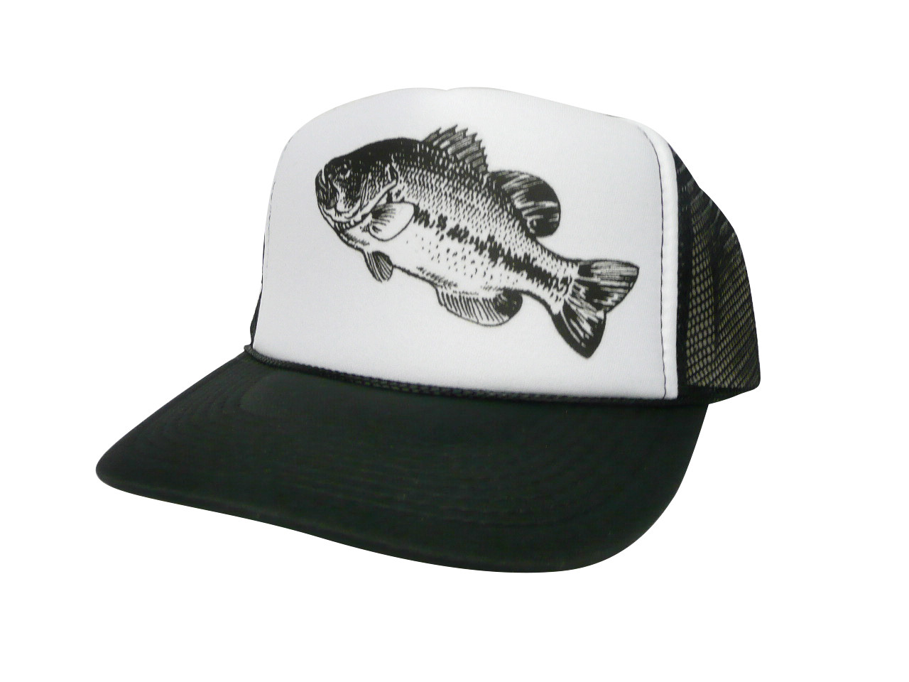 bass fishing trucker hats