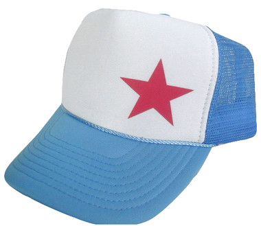 As shown in photo Columbia blue/white front