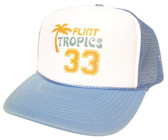 FLINT TROPICS #33 Hat, Trucker Hat, Pop 
