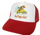 As shown in photo then color of the hat . ex. Red/white front