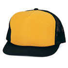Gold front Black mesh Trucker Hat Mesh Hat Snapback Hat