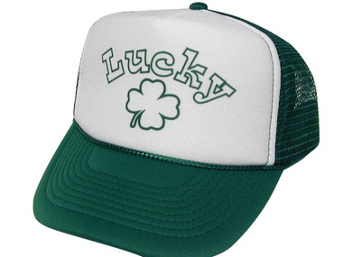 As shown in photo then color of the hat . ex.Green/white front