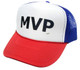 As shown in photo then color of the hat . ex. Red/white front/Blue
