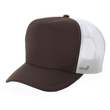 White Front Grey Mesh Trucker Hat mesh hat snapback hat 