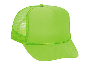 Neon Green Hat, Blank Hat, Plain Hat 