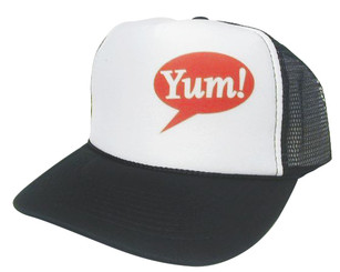 As shown in photo then color of the hat Black/White front