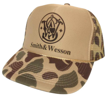 SMITH & WESSON *GREY & BLACK MESH BACK* Logo* HAT CAP *NEW* SW0125 