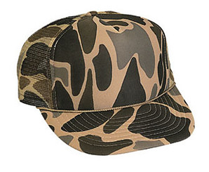 camouflage mesh hats