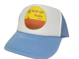 As shown in photo then color of the hat . ex.Blue/white front