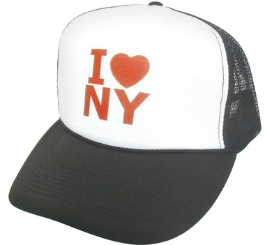 I love NY Hat, I Love New York Hat, Trucker Hat, Mesh Hat