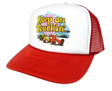 Keep on Truckin' Hat, Trucker Hat, Trucker Hats, Mesh Hat, Snap Back Hat
