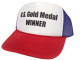 US Gold Medal Winner Hat, Trucker Hat, Trucker Hats, Mesh Hat, Snap Back Hat, HEY! Hat