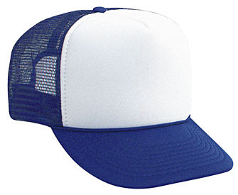 white trucker hat
