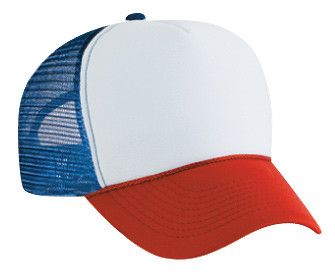 Trucker Cap Blank, Red White Blue, Trucker Hat, Trucker Hats, Mesh Hat, Snap Back Hat