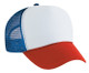 Trucker Cap Blank, Red White Blue, Trucker Hat, Trucker Hats, Mesh Hat, Snap Back Hat