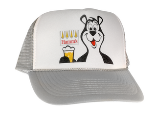 Hamm's Beer Bear, Trucker Hat, Trucker Hats, Mesh Hat