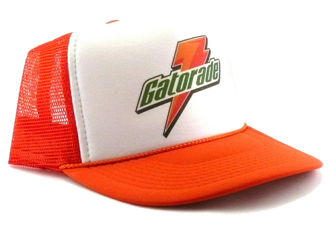 orange gatorade hat