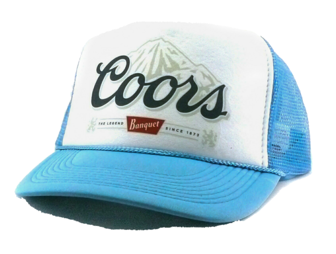 Coors Banquet Beer Hat, Coors Banquet hat, Coors Cap, Trucker Hat, Beer Hats