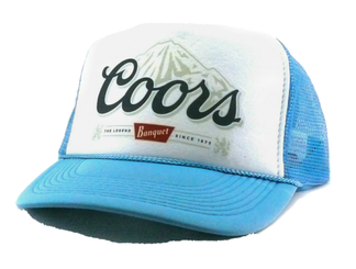 Coors Banquet Beer Trucker Hat Mesh Snapback Party Hat Beer Cap