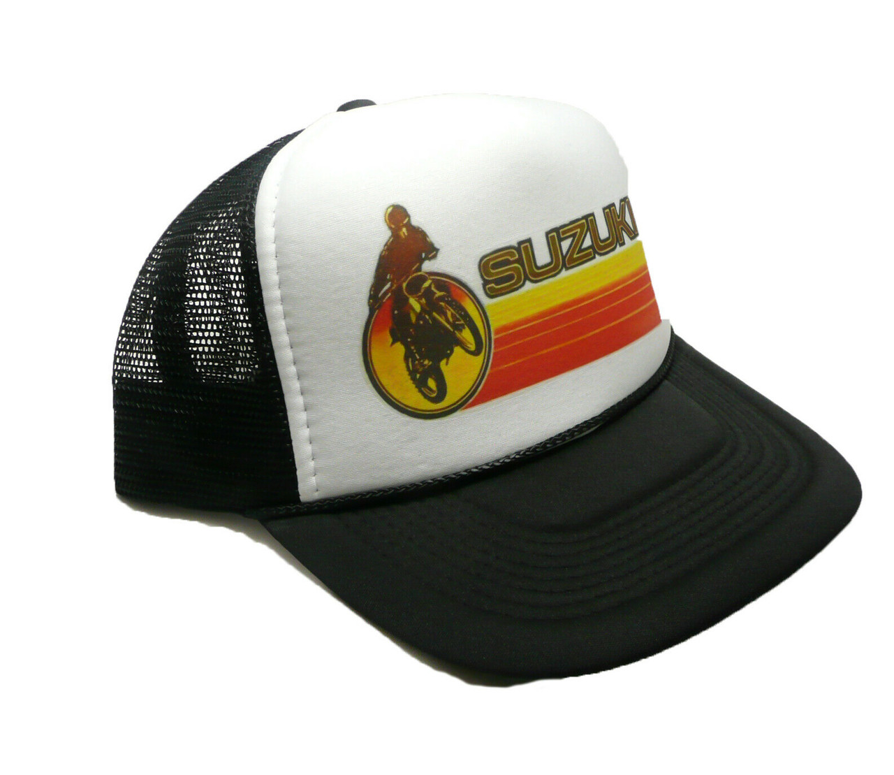 Suzuki Hat, Suzuki Motocross hat, Motocross Cap, Trucker Hat, Racing Hats