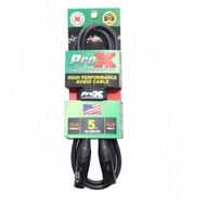 ProX XC-MIC05XLR-F to XLR-M Balanced High Performance Microphone Cable 5FT