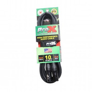 ProX XC-MIC10 XLR-F to XLR-M Balanced High Performance Microphone Cable 10FT