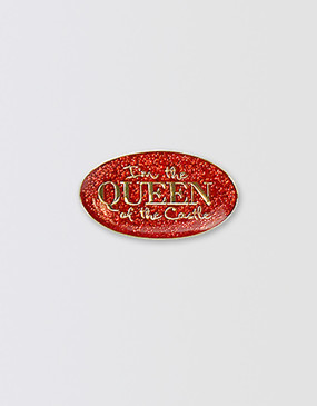 SIX Glitter Pin - Queen of the Castle 