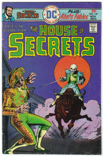 House of Secrets #137 VG Front Cover