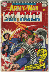 Our Army at War Featuring Sgt. Rock #166 GD